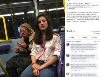 Casal de mulheres é agredido por gangue em ônibus em Londres